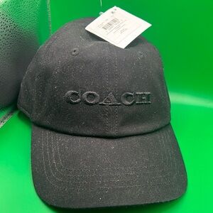 Coach New black baseball hat